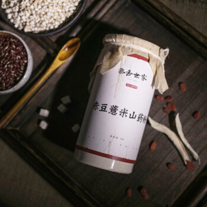 黍香世家赤豆薏米山藥粉500g復(fù)古瓶裝 谷物代餐粉低溫烘焙香濃營養(yǎng)早餐